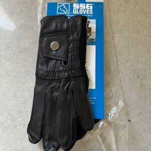 SSG® Hybrid Riding Gloves Black size 8